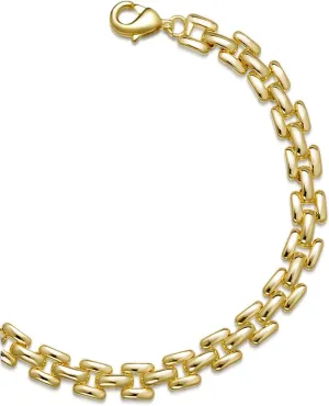 14k Gold Filled Tennis Bracelet|Cubic Zirconia Classic Tennis Bracelet for Women|Gold Link Bracelets For Women 6.25/6.75 INCH