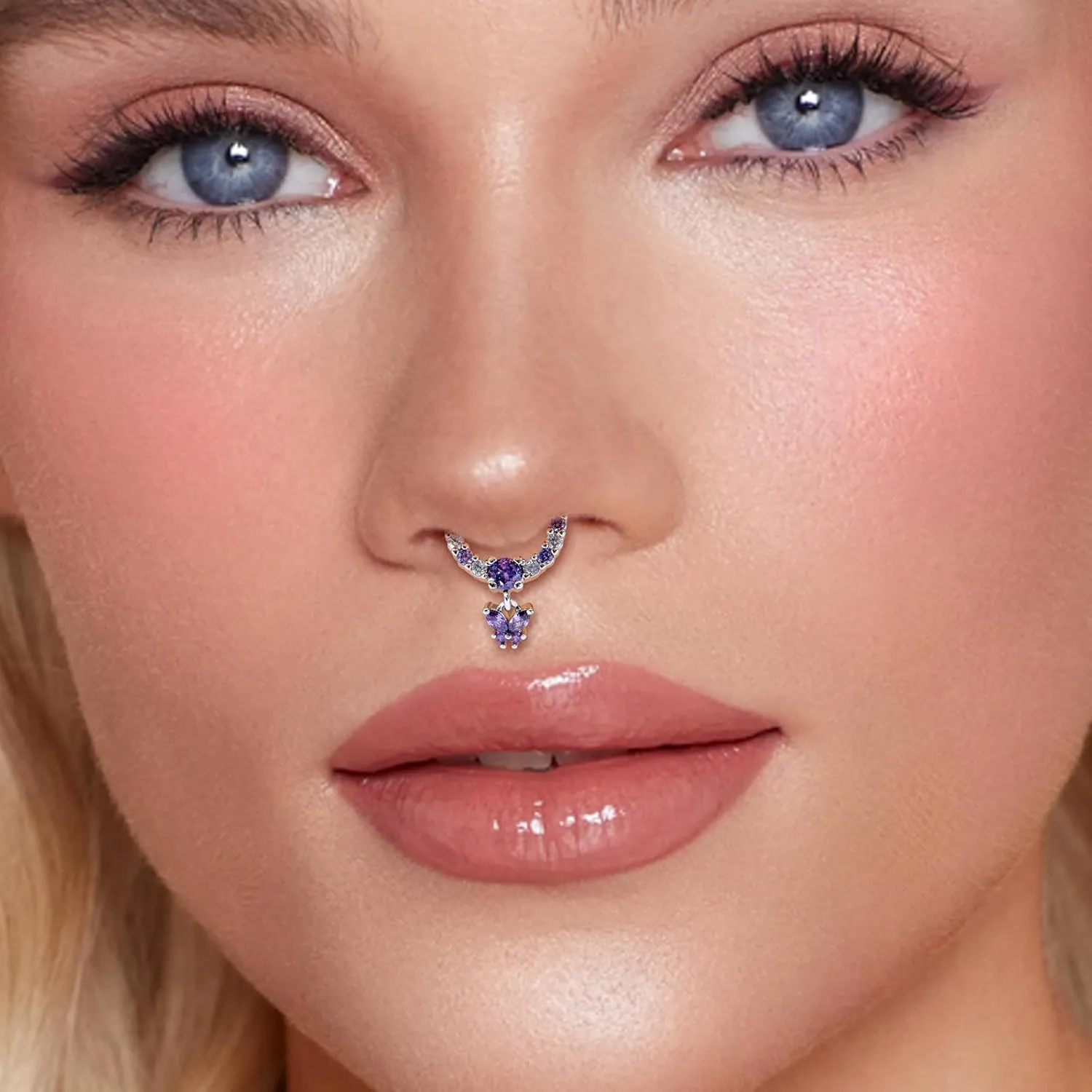 16G Septum Rings 316L Stainless Steel Cartilage Earring for Women Helix Daith Piercing Jewelry