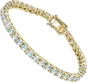 2-6.5mm Moissanite Tennis Bracelet for Women mens Bracelets Gifts imitation Diamond Tennis Bracelet Gifts