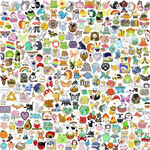 20/40/60 pcs Cute Mixed Enamel Pins Bulk Set, Funny Plant Anime Lapel Badges, Cartoon Button Pins Jewelry for Backpack Cloths Hats Jacket Decoration, Festival Gifts