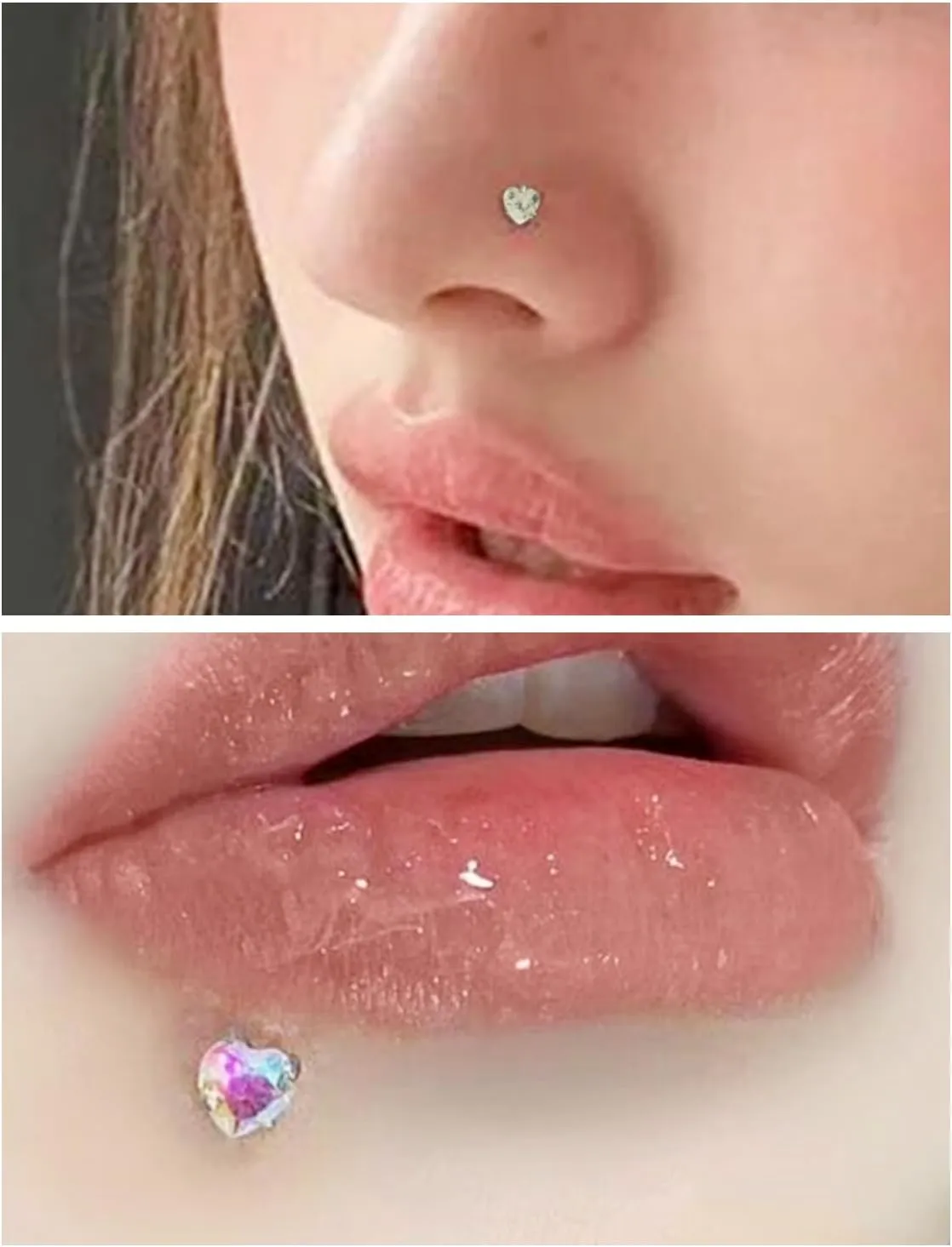 20G 18G 16G Titanium Threadless Flat Back Earrings Nose Ring Studs Tragus Labret Medusa Piercing Jewelry G23 Monroe Lip Ring Snake Bite Forward Helix Conch Cartilage Earrings Piercing Jewelry