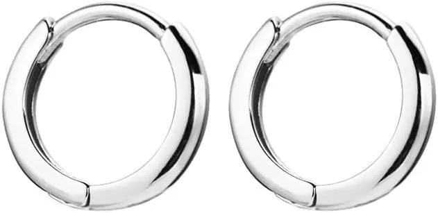 20g Tiny Small Hoop Cartilage Minimalist Earrings for Women Sensitive Ears 925 Sterling Silver 14K Gold Plated Sleeper Tragus Hinged Huggie Hoops Hypoallergenic Upper Ear Piercing Jewelry Gifts