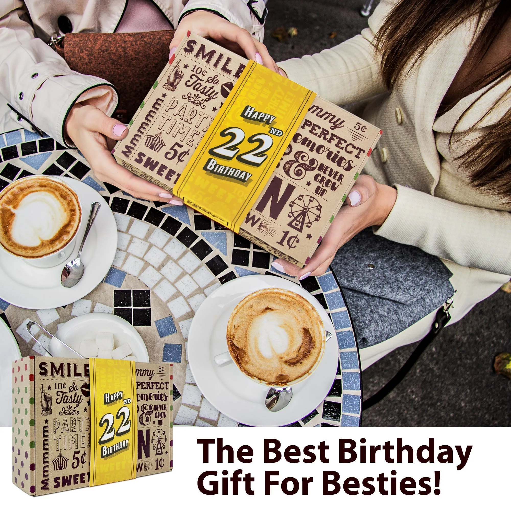 22nd Birthday Retro Candy Gift