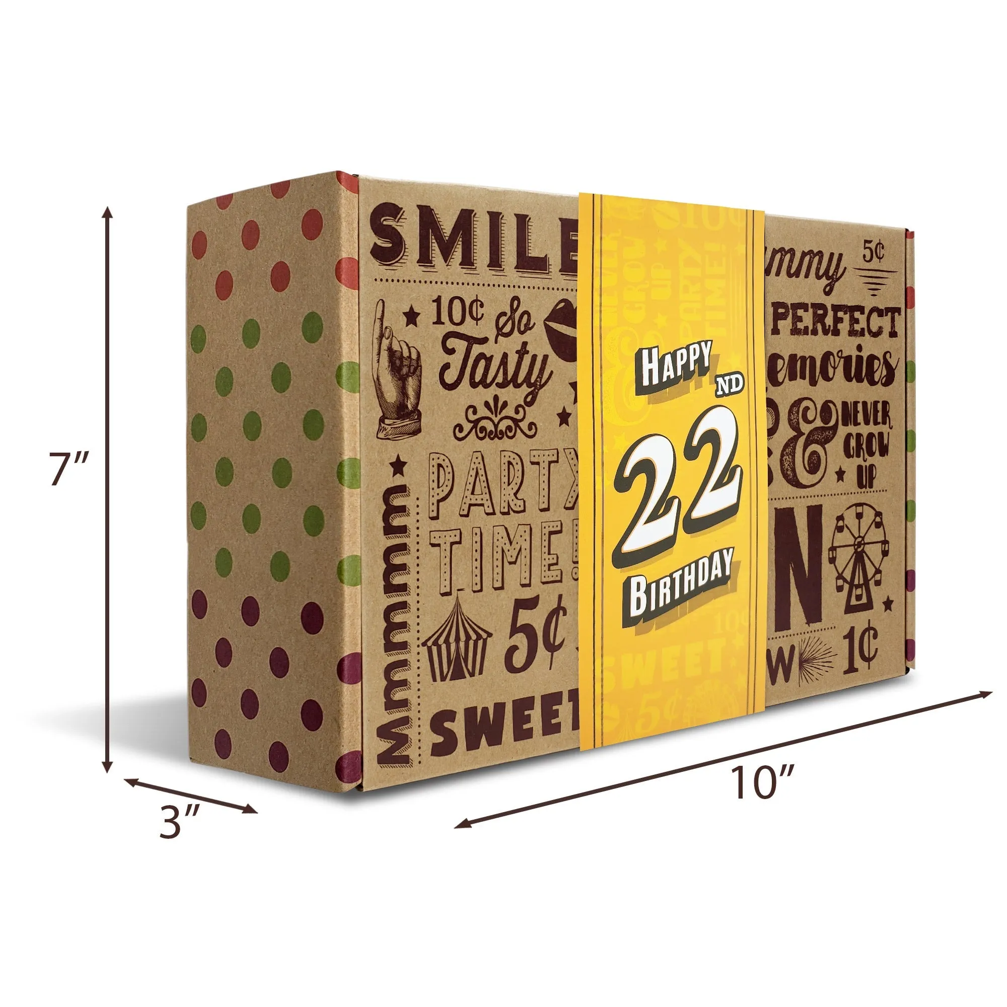 22nd Birthday Retro Candy Gift