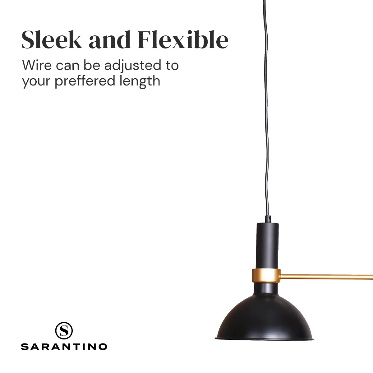3-Light Hanging Pendant Lamp | Sleek and Modern Design