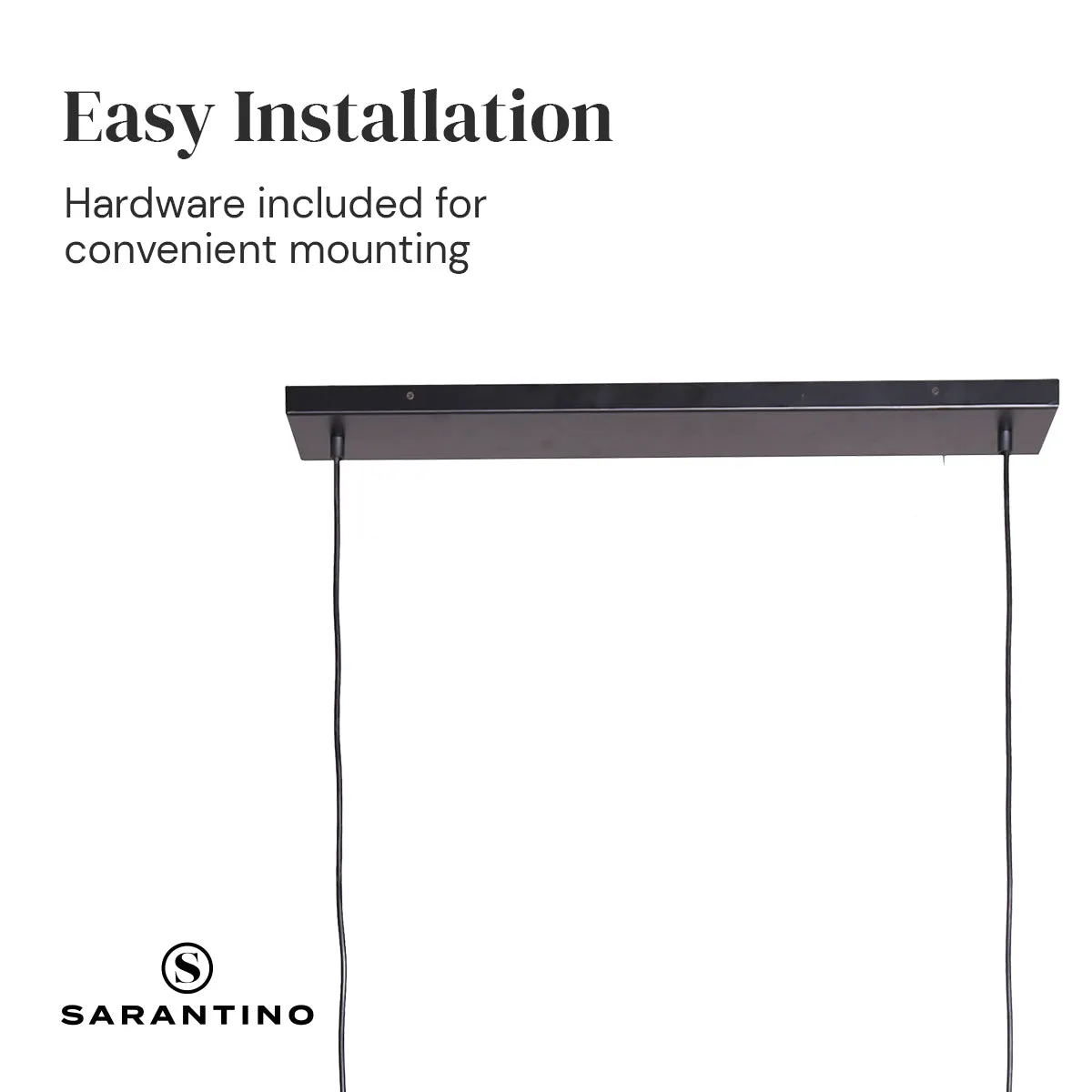 3-Light Hanging Pendant Lamp | Sleek and Modern Design