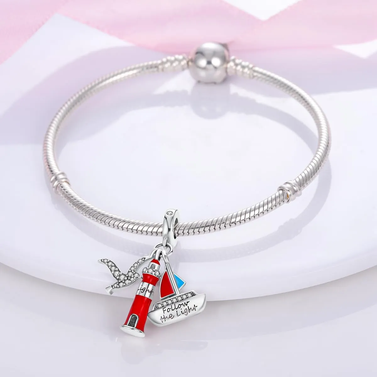 925 Sterling Silver Charms for Bracelets - Pendant Bead Charms Jewelry Present for Women Family Friends