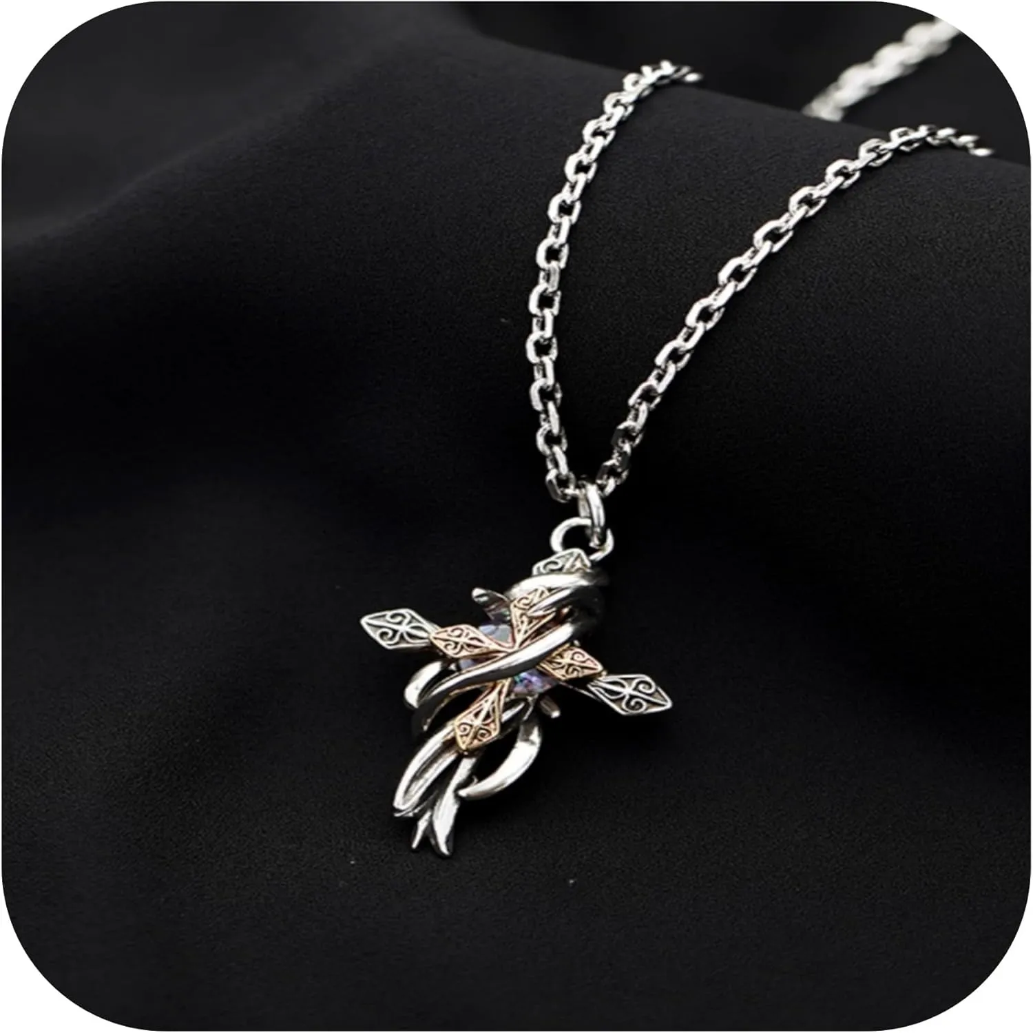 925 Sterling Silver Heartbeat Necklace Trendy Pendant Charming Necklace Cute Necklace for Her Shine Cubic Zirconia Pendant Necklace Women Dainty Diamond Choker Holiday Jewelry Gifts for Mom Wife Lover