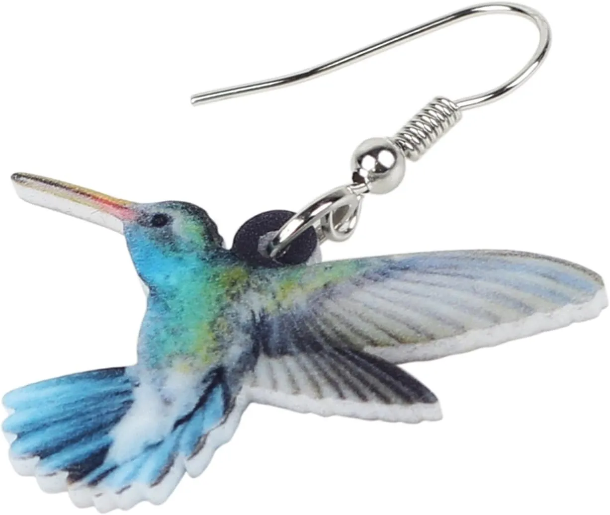 Acrylic Hummingbird Earrings Dangle Cute Bird Gifts for Women Jewelry Animal Charms