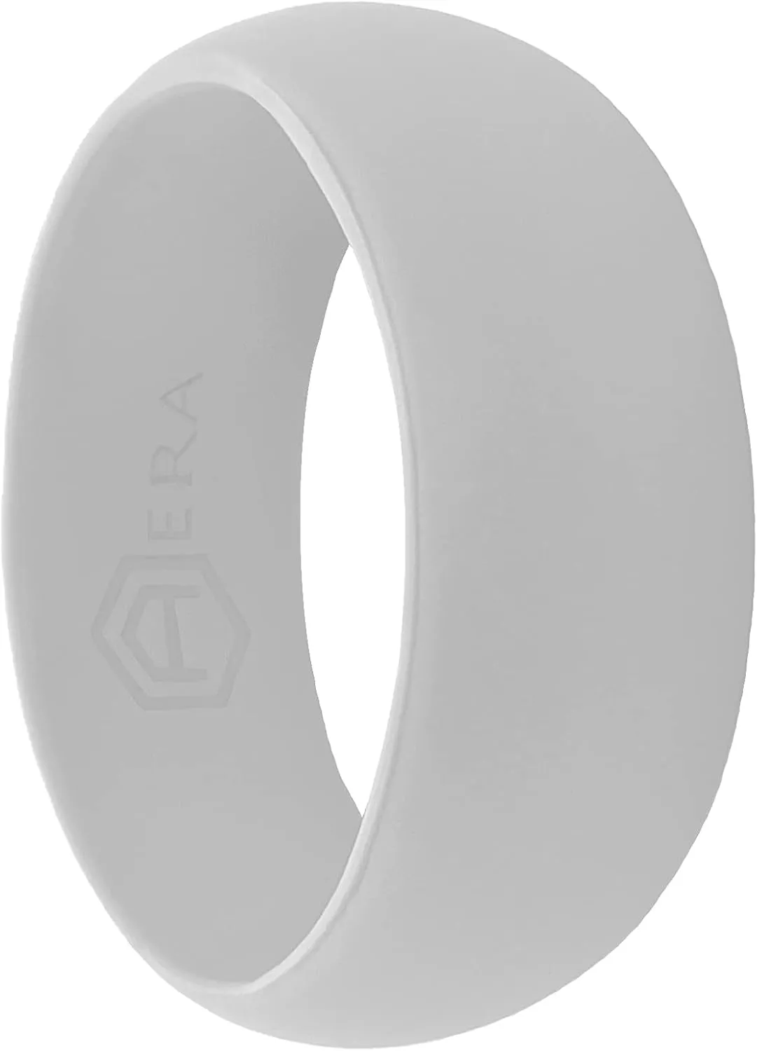 AERA Silicone Wedding Ring Band for Men - Thin, Breathable, Classic Design Rubber Ring