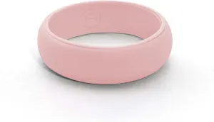 AERA Silicone Wedding Ring Band for Women - Thin, Breathable, Classic Design Rubber Ring (Size 4-9)