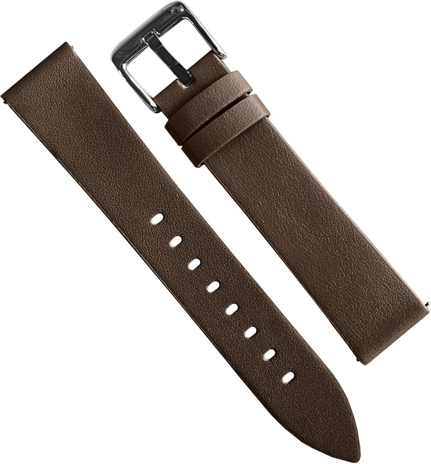 ALPINE Vegan Leatherette Watch Strap - Leather Free Watch Band - Quick Release Replacement Watch Straps - Eco-Friendly Watch Bands for Women and Men - Compatible with Regular and Smart watches