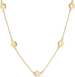 Ana Luisa Jewelry Gold Necklace for Women - Gold Chain Necklaces With Flower and Heart Styles - Minimalist & Chic Layering Chain Necklaces - Hypoallergenic - Valentine's Day Gifts for Her