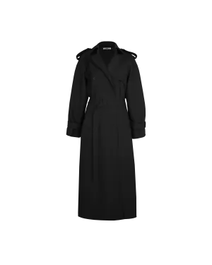 ANNIE TRENCH COAT  BLACK