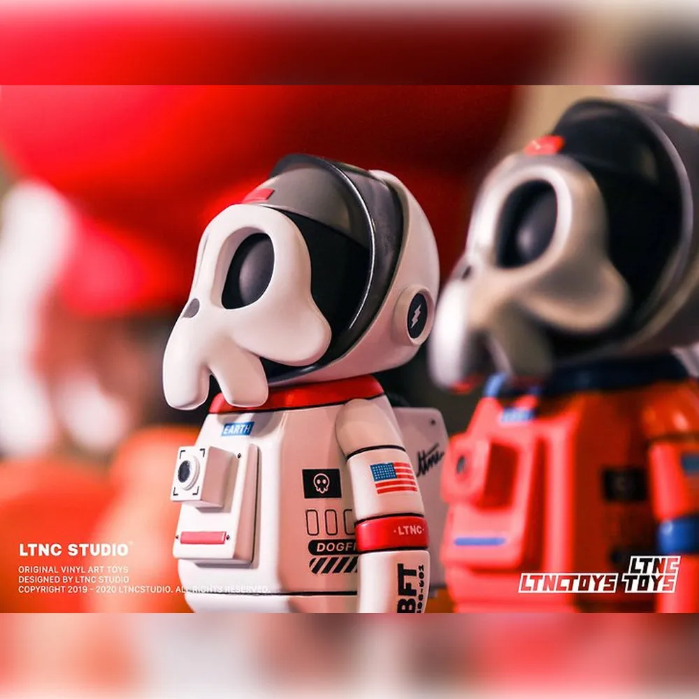 Astrodead Orange Art Toy Figure by LTNC Studio