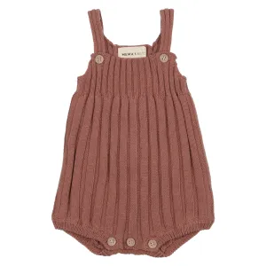 Baby Girl Romper | Knit | Clay | Mema Knits | SS23