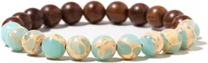 Bead Bracelets for Women Beaded Stretch Bracelets Elastic Friendship Bracelets Jewelry