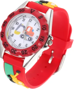 Beaupretty Adorable Watch Cartoon Digital Wristwatch for Comfortable Strap Fun Design for Awareness Present for Boys