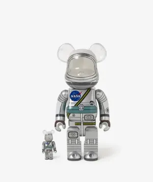 Be@rbrick 100% & 400% Set Project Mercury Astronaut