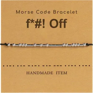 Best Friend Morse Code Bracelet for Women, Birthday Gifts for Soul Sisters, BFF and Long Distance Friendship Presents, Work Bestie Gift, Easter Basket Stuffers for Best Friends and Sisters