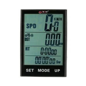 Bike Computer Bicycle Speedometer Odometer Temperature Backlight Water Resistant for Cycling Riding Multi Function