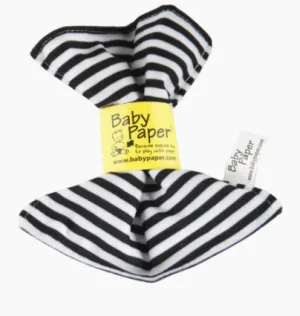 Black and White Striped Baby Paper