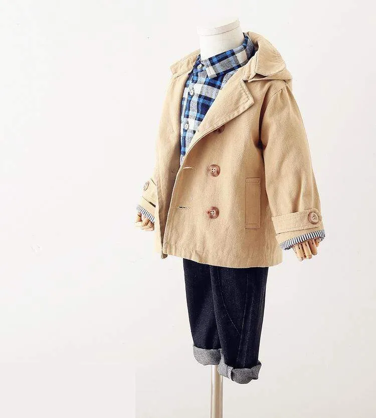Boys Classic Trench Coat