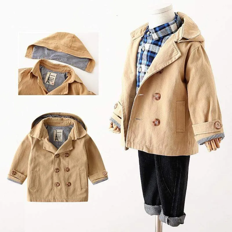 Boys Classic Trench Coat