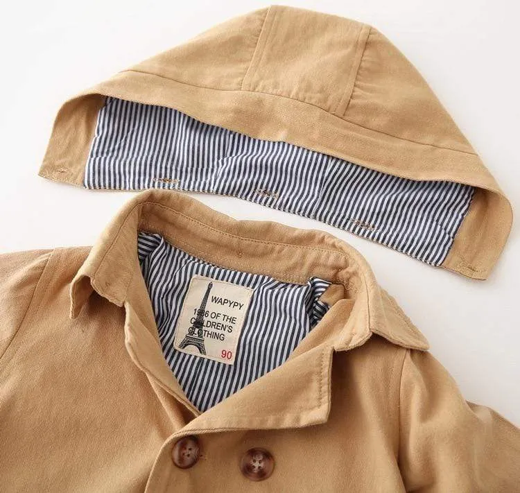 Boys Classic Trench Coat