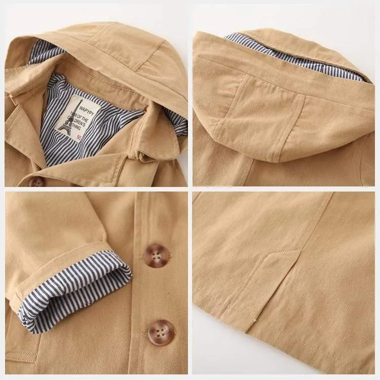 Boys Classic Trench Coat