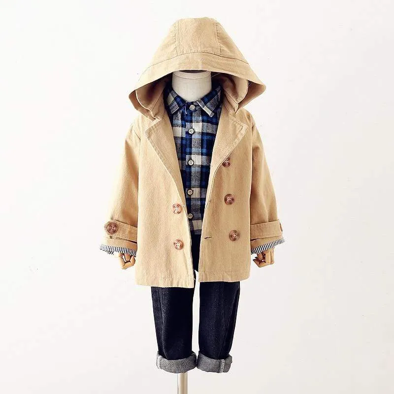 Boys Classic Trench Coat