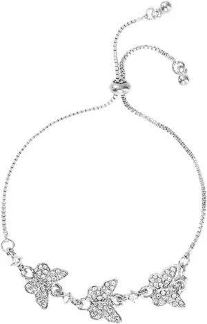Bracelets for Girls 6-8 Crystal Zircon Jewelry Adjustable Gold Silver Chain Bracelets Gift Attractive