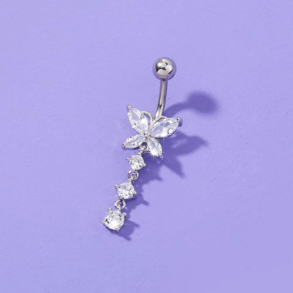 Briana Williams Belly Button Ring Belly Rings Belly Button Piercing Gold Belly Button Ring for Women Clicker Belly Ring Belly Piercing Stainless Steel 14g 10mm Blley Navel Rings Piercing Jewelry
