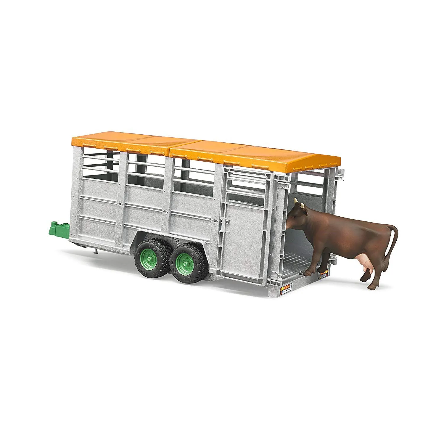 Bruder Livestock Trailer with 1 Cow