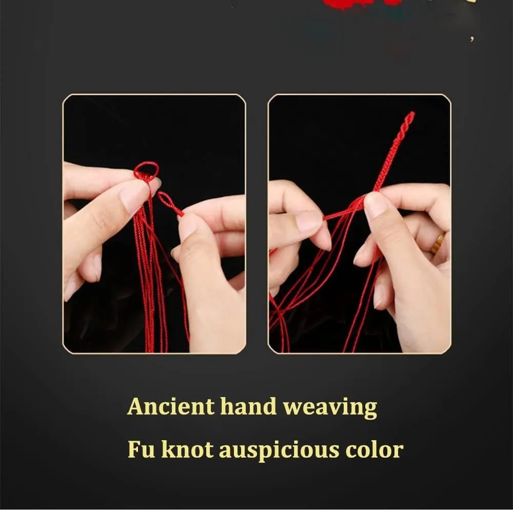 Buddhist Prayer Bead Bracelet,Buddha Meditation Beads Bangle,Handmade Weave Tibetan Buddhist Bracelets Men Women Woven Knots Bracelets Lucky Red String Bracelets for Protection ( Color : Multi colored