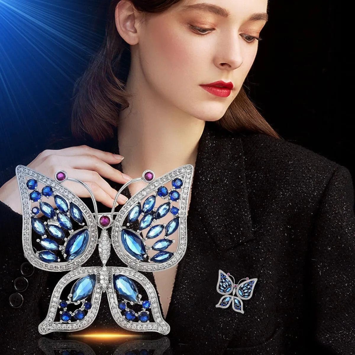 Butterfly Brooch Pin Butterfly Accessories Butterfly Brooches Pins for Women Butterfly Jewelry for Women