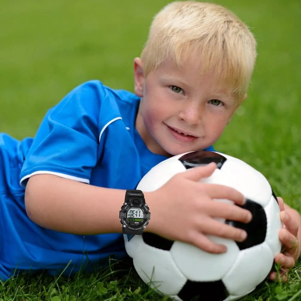 CakCity Boys Camouflage LED Sports Kids Watch Waterproof Digital Electronic Military Wrist Watches for Kids with Silicone Band Alarm Stopwatch Watches Age 5-10