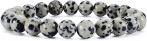 Cherry Tree Collection Gemstone Beaded Stretch Bracelet 8mm Round Beads 7"