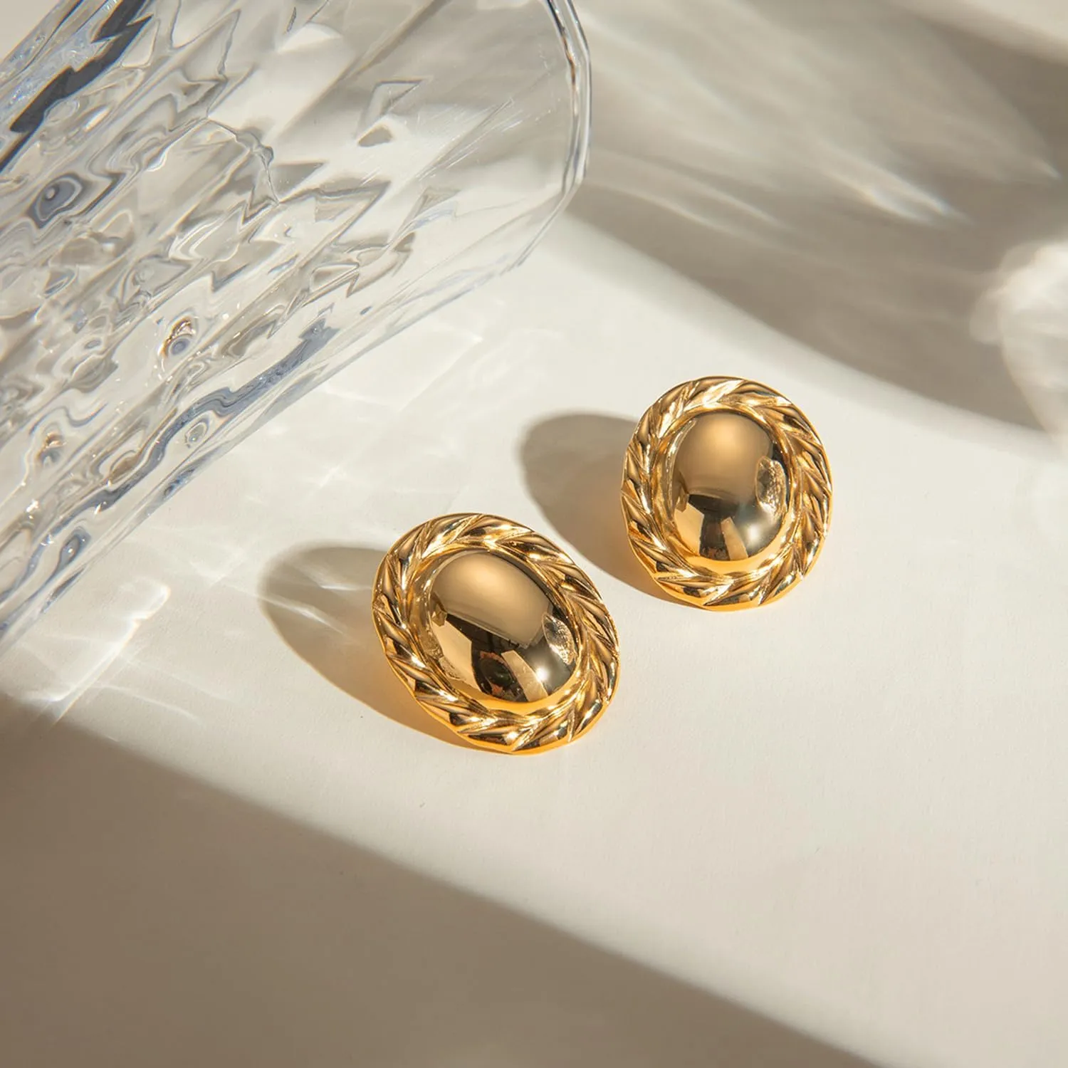 Chunky Gold Earrings for Women