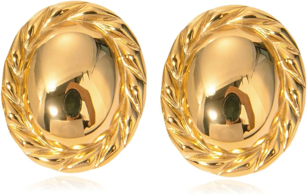 Chunky Gold Earrings for Women