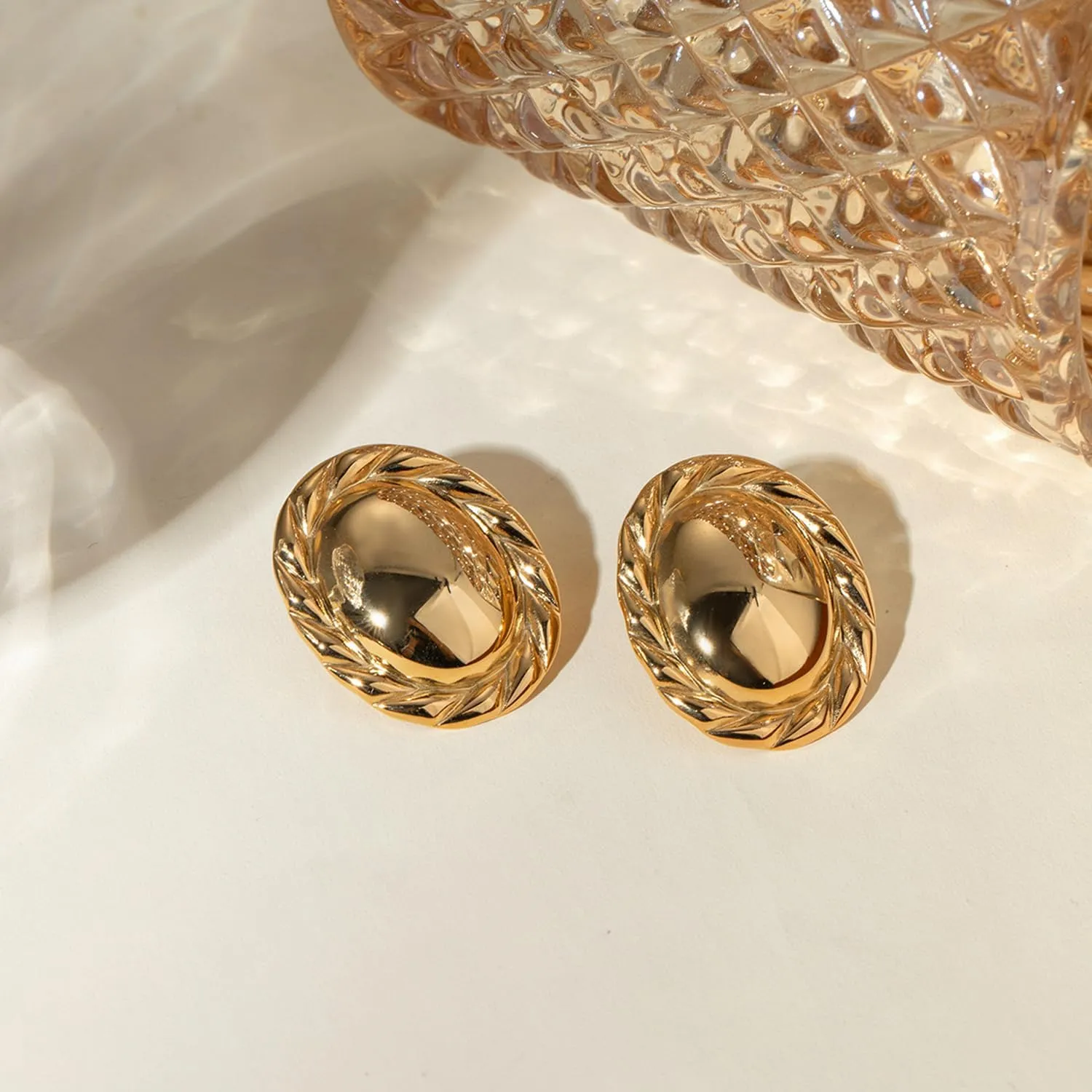 Chunky Gold Earrings for Women