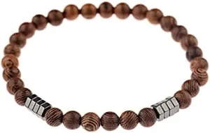 Classic Women 6MM Natural Wood Beads Bracelet Men Ethnic Hematite Lava Stone Bracelet Homme Prayer Jewelry Yoga Bracelet W97DA (style 6)
