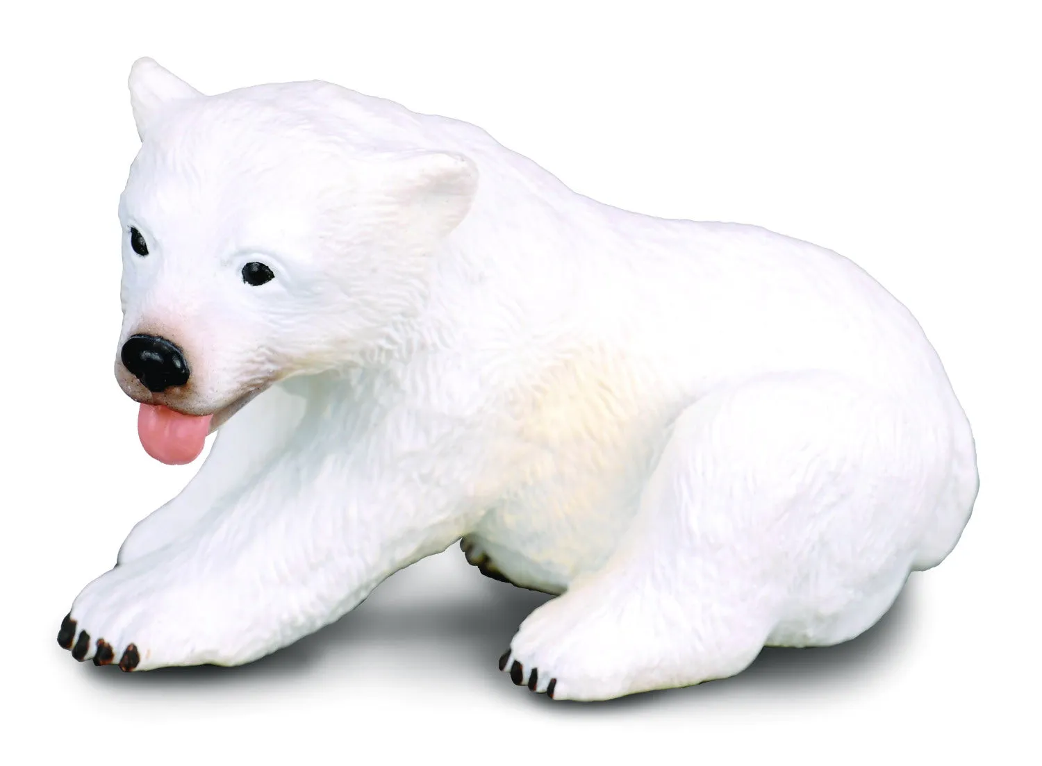 Collecta Polar Bear Cub Sitting Figure (Green)