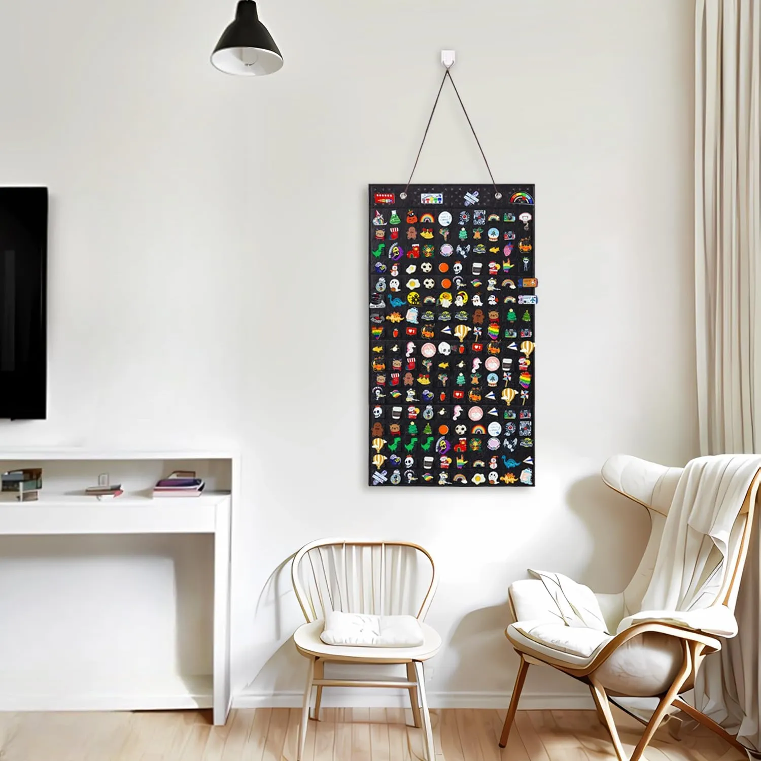 Collector Pin Board,Pin Collections Storage Holder,Enamel Pin Hanging Display Board,Pin Board For Pins Collection,Pin Holder Display For Wall,Enamel Pin Organizer Display Case(170 Slots,Black)