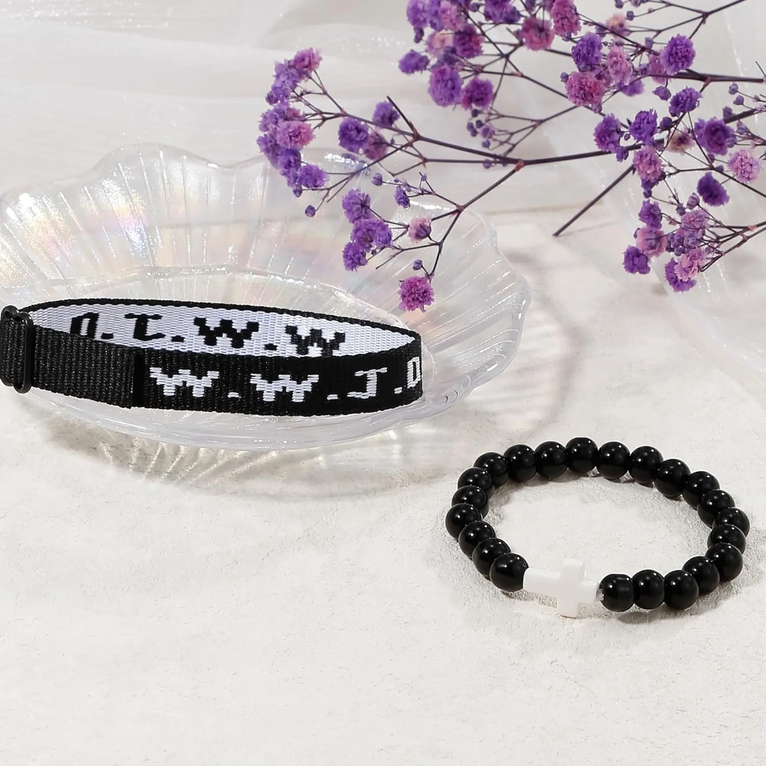 COLOYAN WWJD Bracelet Christian Cross Bracelets for Women Men Jesus Bracelets Faith Religious Easter Christian Jewelry