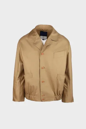 Cotton Classic Blouson - Beige