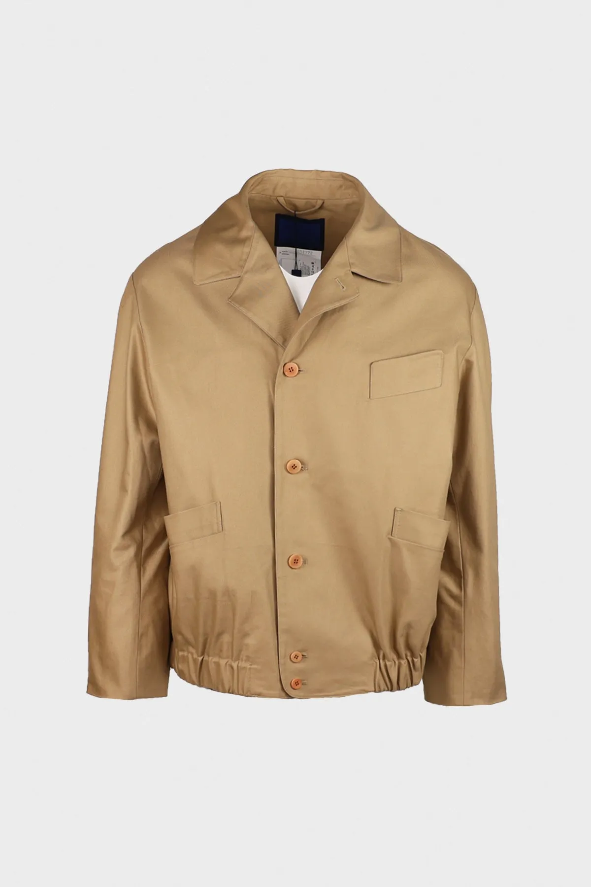 Cotton Classic Blouson - Beige