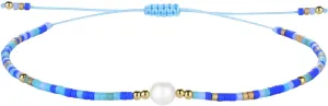 CQUAN CHI Charm Pearl Bracelet Handmade Friendship Seed Bead Bracelets Thin Strings Flat Knot Adjustable Women Bracelets 08V
