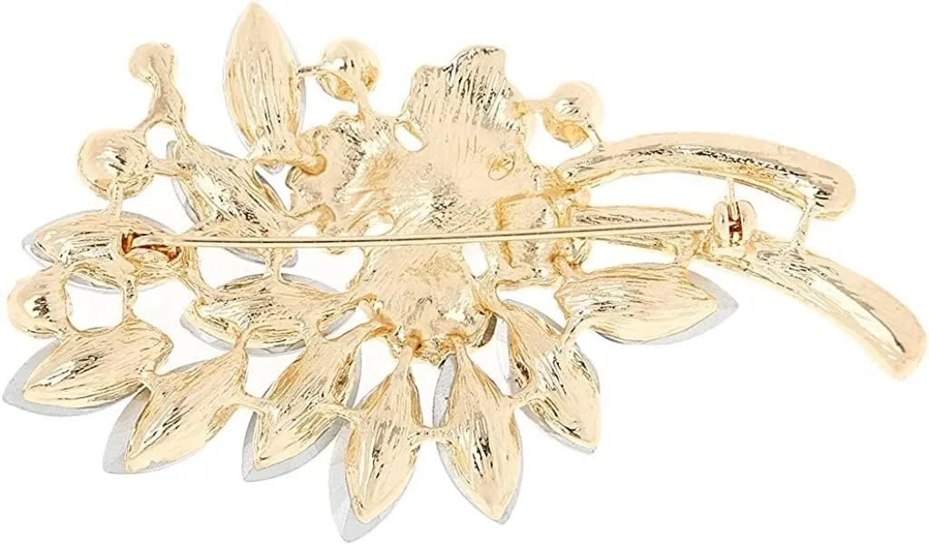 Crystal Broochs,Brooch Pins,Shawl Clips, Pin Badge,Jewellery Jewel Brooch Pin Dress Glass Imitation Diamonds Decoration Girl