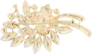 Crystal Broochs,Brooch Pins,Shawl Clips, Pin Badge,Jewellery Jewel Brooch Pin Dress Glass Imitation Diamonds Decoration Girl